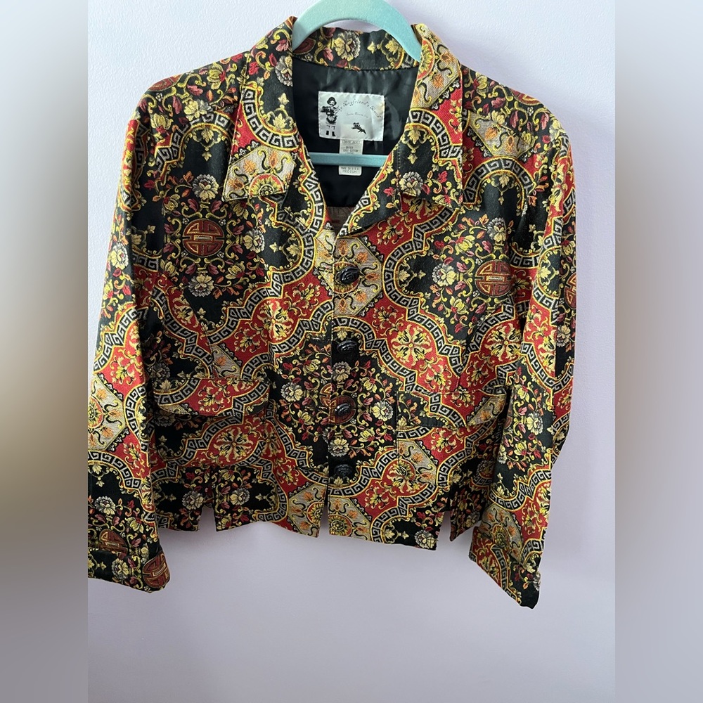 Colorful Embroidered Jacket by “My Boyfriend’s Back”